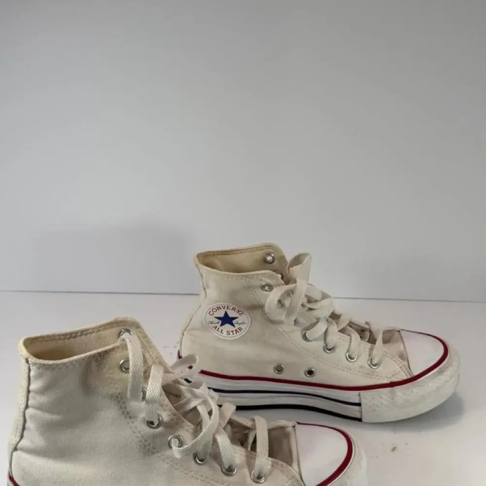 Converse All Star Hi Platform Sneakers Size: US 2 Color: Cream